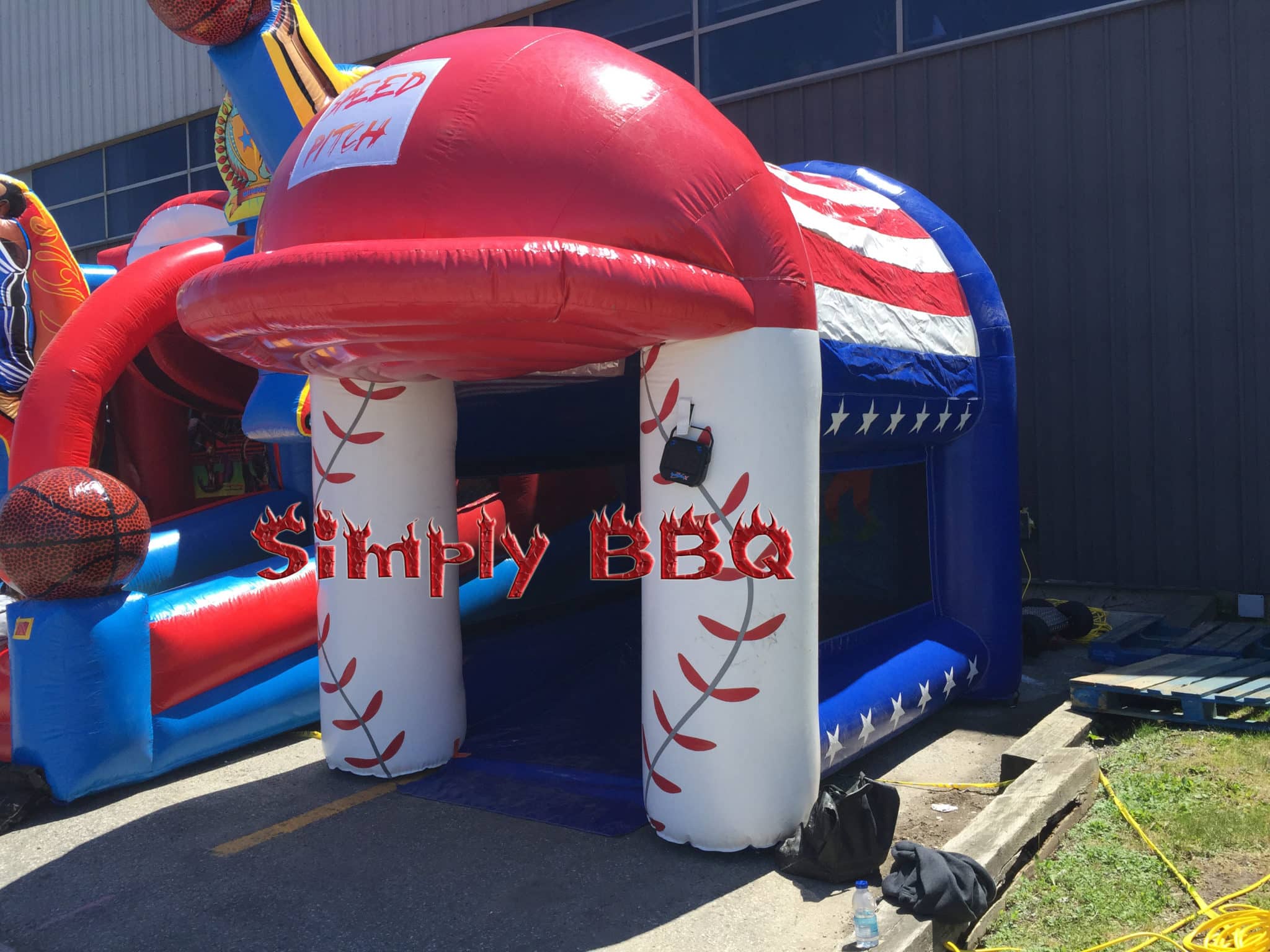 Speed Pitch Baseball Inflatable